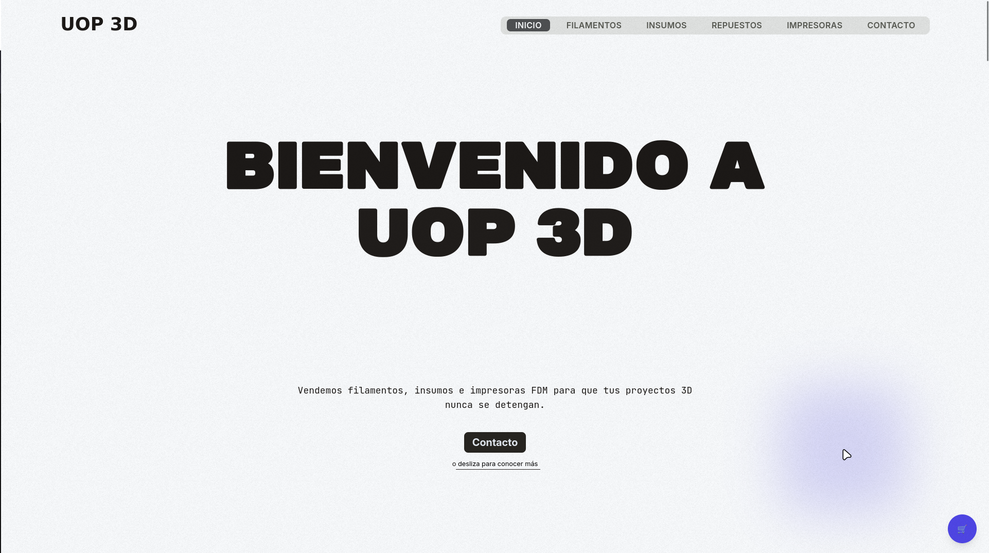 UOP3D – Tienda de impresión 3D